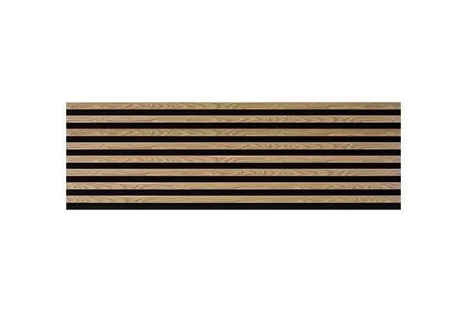 Панель декоративна WOODLINE 2700*300 чорний/дуб світлий, 0,81 м2/шт 2134326151 фото