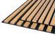 Панель декоративна WOODLINE 2700*300 чорний/дуб світлий, 0,81 м2/шт 2134326151 фото 1