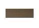Панель декоративна WOODLINE 2700*300 чорний/дуб світлий, 0,81 м2/шт 2134326151 фото 2