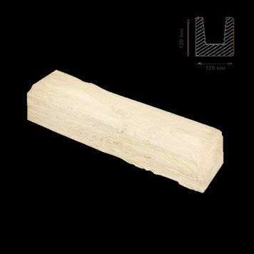 Балка Decowood EQ006 рустик 12х12см (2м) EQ006 фото