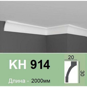 Карниз полимерный для LED освещения Grand Decor KH 914 KH 914 фото