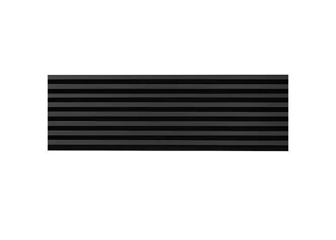 Панель декоративная WOODLINE 2700*300 черный/черный мат, 0,81 м2/шт 2134354051 фото