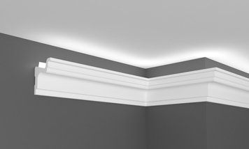 Карниз полиуретановый гладкий Gaudi D&eacute;cor С 972 С 972 фото